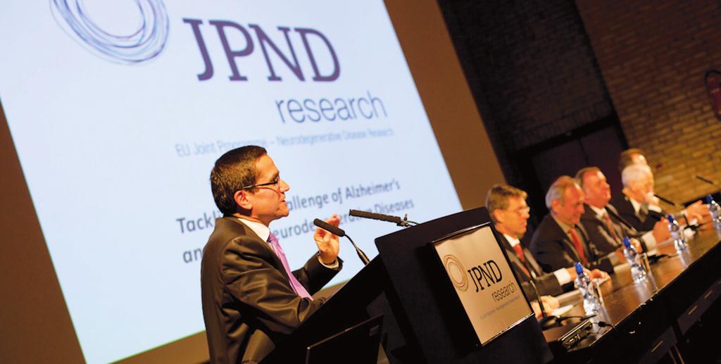 Philippe Amouyel presents the JPND Research Strategy with representatives from the JPND Member countries at the recent launch in Brussels It is clear from other analyses that neurodegenerative and