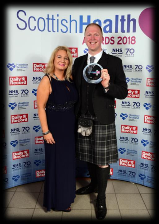 He said: I m honoured and delighted to receive this NHS Award from Optometry Scotland.