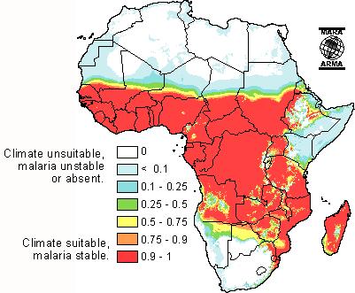 Malaria and Climate Suitability of local