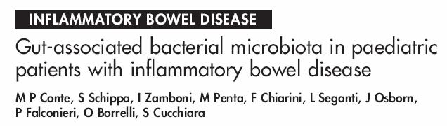 Are reported changes in colonic microbiota a cause or