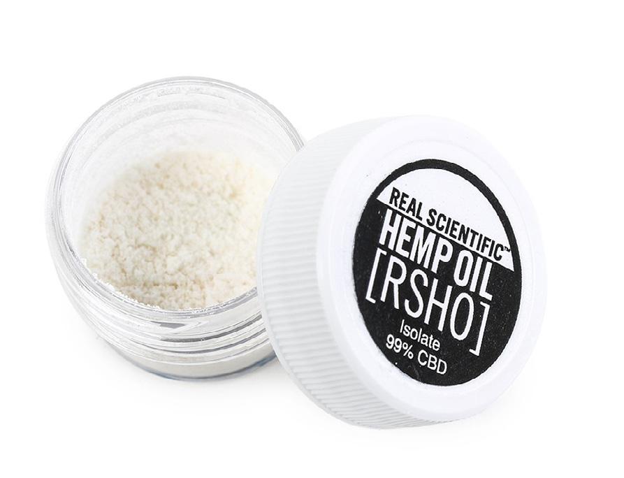 11 CBD Isolate At 99% purity, CBD isolate is the most potent CBD product available on the market. CBD isolate is a fine white powder containing only the CBD chemical compound.