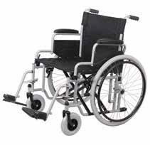 Vital Medical Rehabilitation - Mobility Standard Wheelchair 110kg user weight capacity Seat 45cm W x 40cm D Frame: Single cross