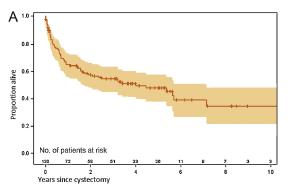 Oncologic FU Overall survival The reported survival rates are comparable to ORC findings and other minimally invasive RC cohorts Snow-Lisy et al (Eur Urol 2014): 121 pts LRC and RARC at Cleveland