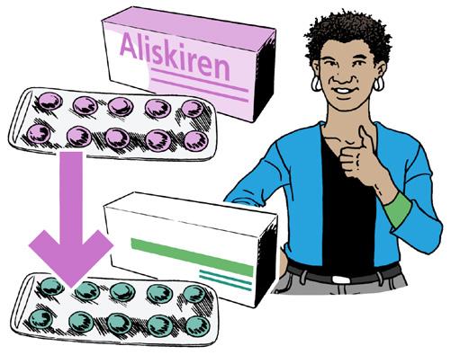 The recommendation We recommend that aliskiren should not be prescribed to new patients.