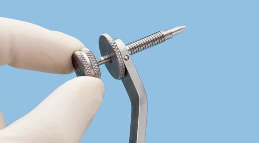 Mandible Body Lengthening Optional Instruments Universal Trocar System for 1.5 mm and 2.0 mm screws/ footplates 397.211 Universal Trocar Handle 397.213 2.0 mm Cannula and Obturator 397.