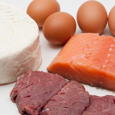 Protein content of foods Meat, fish, poultry 20-25 gm (3 oz cooked) Greek yogurt, plain, 8 oz 23 gm Cottage cheese, 4 oz 14 gm