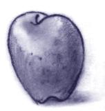 4 grams Fruits 1 medium apple, with skin 3.