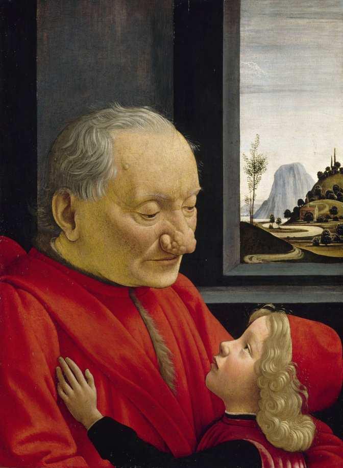 (An old man and his grandson, by Domenico Ghirlandaio