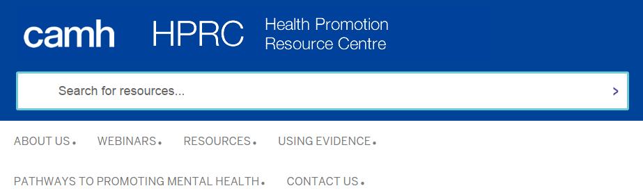 About CAMH HPRC Identifying evidence
