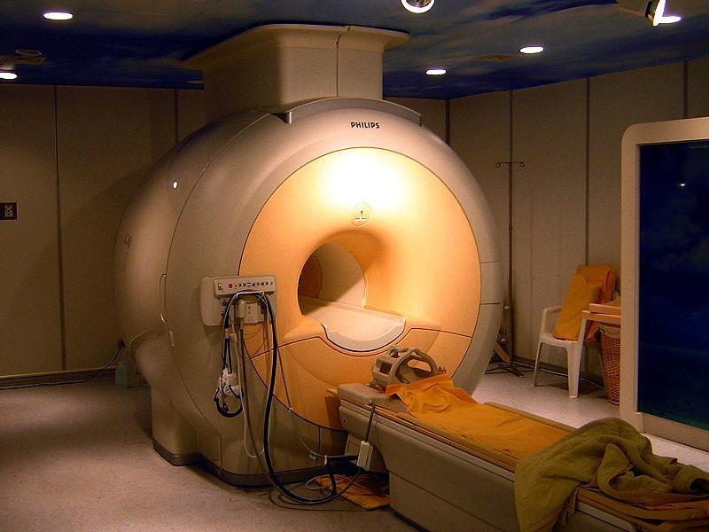 fmri Uses a Big Magnet This images is used with permission of the author, J. J. B. Allen at the University of Arizona.