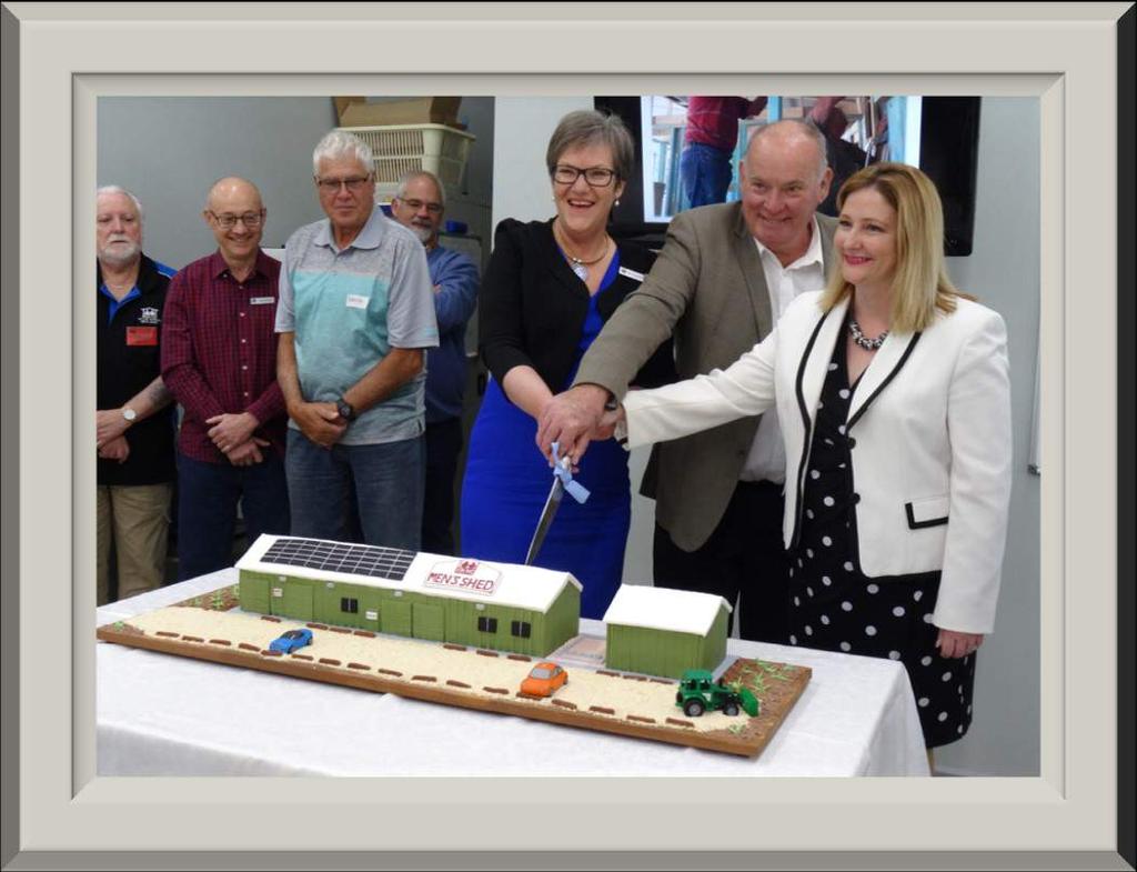 Last Friday I attended the Opening of the Victor Harbor Men s Shed, a project that the Club gave a donation to enable them to get a grant from the Federal Government, This was well attended by