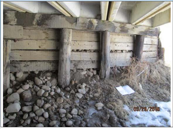 Backwalls/Breastwalls On Standard bridges Breastwalls refer to planks attached to streamside of abutment piles Look for: Defects common to timber and steel Sheathing not installed low enough
