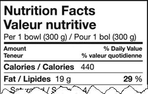 Nutrition information provided on food labels Nutrition Facts INGREDIENTS: Whole wheat, Ingredient List Nutrition Claims Health Claims wheat bran, sugar/glucosefructose, salt, malt