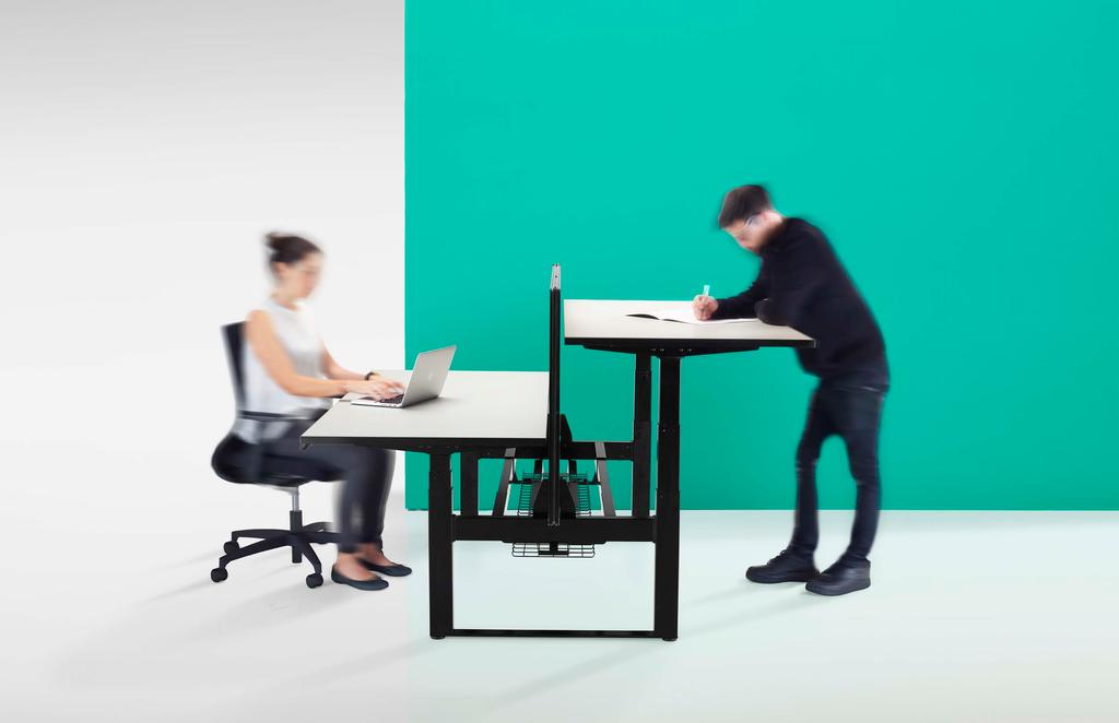 The Elevation workstation system was developed in response to the growing calls for workplace flexibility and the associated health benefits from being mobile and active at your desk.