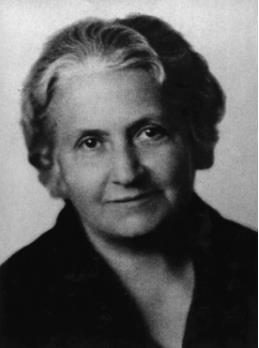 1906 Maria Montessori theory of sensitive
