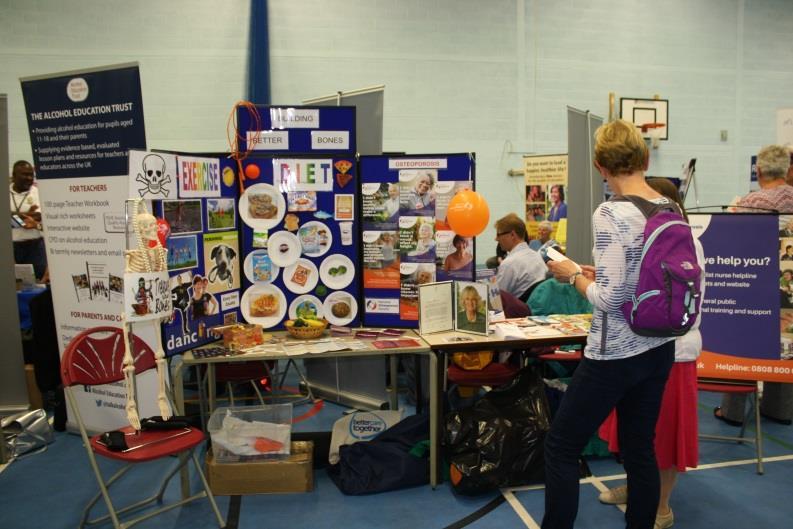 Summer 2017 continued We supported the organisation of a Health Festival at Carnforth High School to