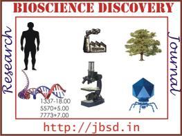 Bioscience Discovery, 8(1):3034, Jan. 2017 RUT Printer and Publisher Print & Online, Open Access, Research Journal Available on http://jbsd.