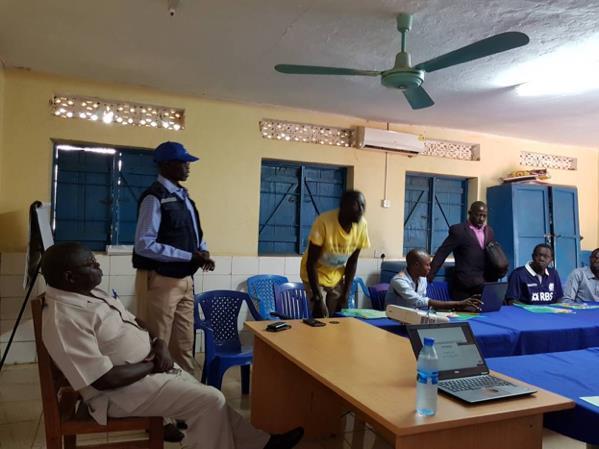 In an effort to improve routine immunization data quality, enhancing timeliness and completeness, the country office team visited WHO Hub in Yambio, trained 7 EPI County Supervisors and 4 Polio Field