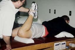 Knee Pain in an ACL/PTG Knee Passive Knee Flexion