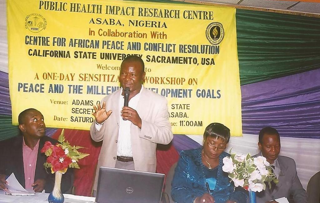 Back home in Nigeria, the Coordinator of the Network, Dr. M. I. Oseji sought to domesticate the AYOV project by establishing the Nigerian Health Solutions Network.