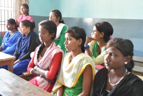 FGD with out of school girls of Sunsari information on the CSE learning provisions for out of school children.