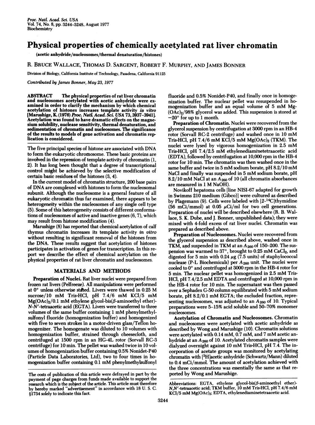 Proc. Nati. Acad. Sci. USA Vol. 74, No. 8, pp.