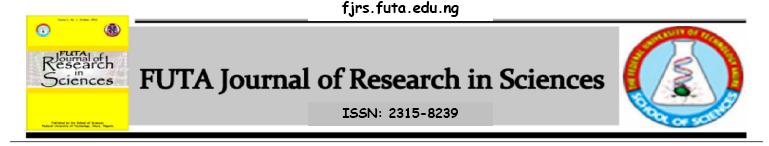 FUTA Journal of Research in Sciences, 2016 (1): 34-45 KERATINOLYTIC ACTIVITIES OF Aspergillus flavus and Alternaria tenuissima ASSOCIATED WITH BIODEGRADATION OF SELECTED ANIMAL WASTES B.