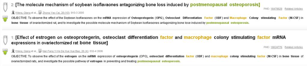 Linking back to the literature Csf1 and osteoporosis: