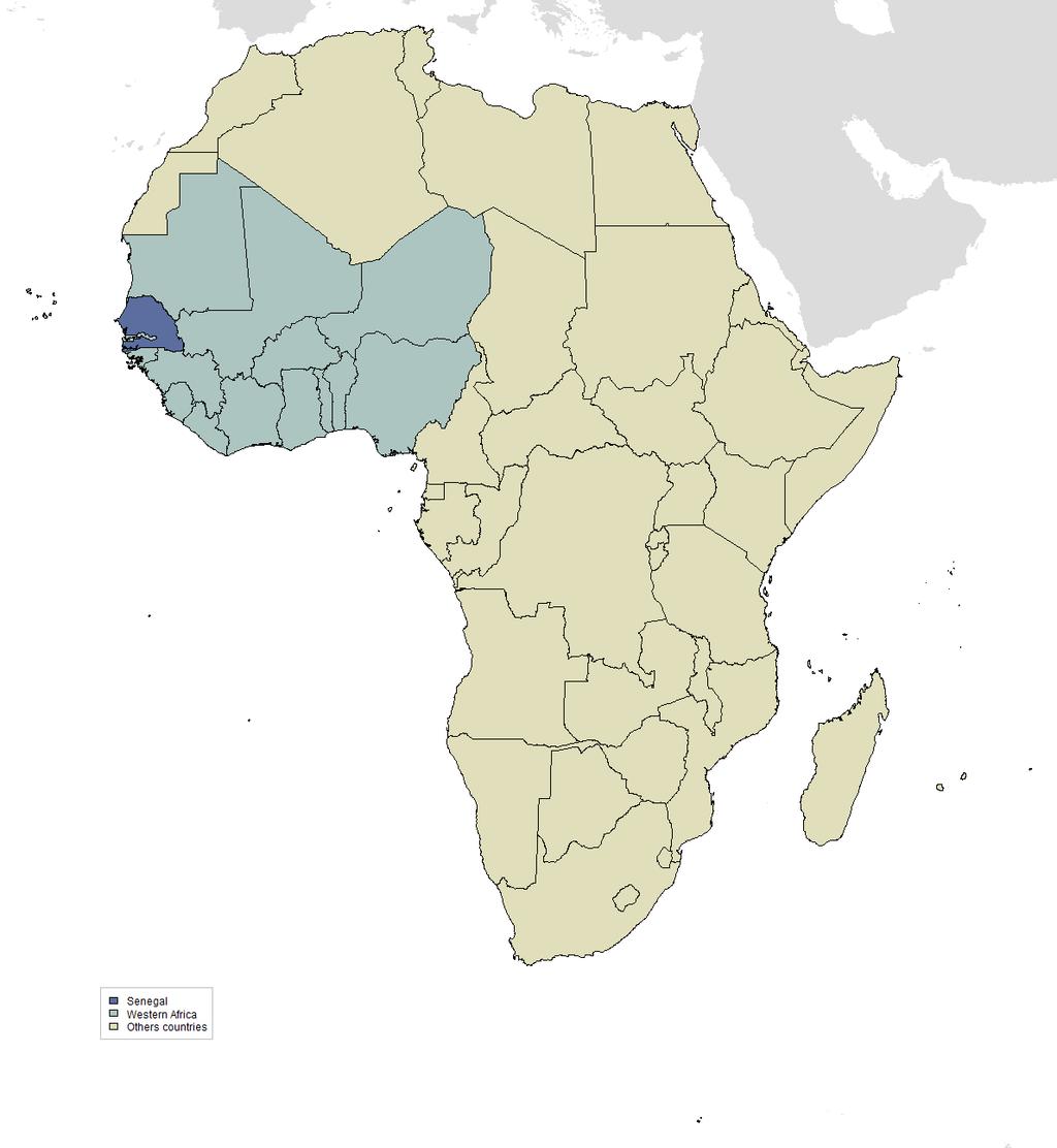 1 INTRODUCTION - 2-1 Introduction Figure 1: Senegal and Western Africa The HPV Information Centre aims to compile and centralise updated data and statistics on human papillomavirus (HPV) and related