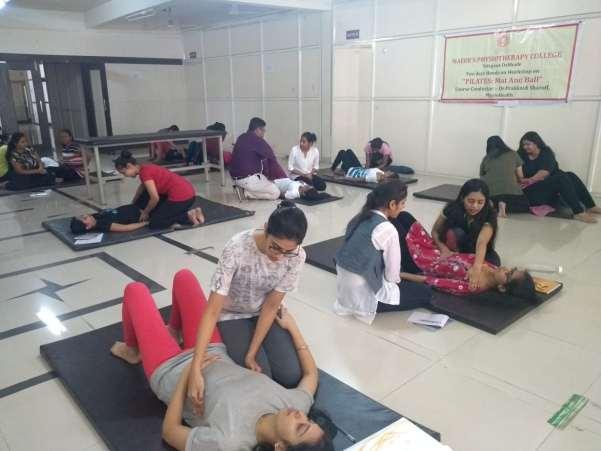 MAEER s Physiotherapy College Talegaon Dabhade Workshops 2018 MAEER s Physiotherapy College, Talegaon Dabhade organised a 2 day workshop on Pilates Mat & Ball by -Dr.