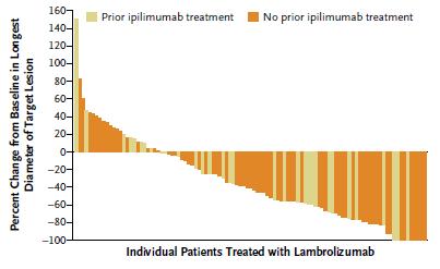 Activity of Anti-PD-1 Agents in Solid Tumors Nivolumab Activity (ORR) 1 Melanoma: 28% NSCLC: 18% RCC: 27% Patient