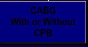 Drug-eluting CABG With or Without CPB All
