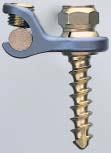 964] (gold) Provides an additional 2 mm offset between the rod and screw to accommodate medial-lateral