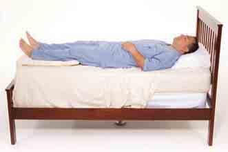 Getting Into and Out of Bed Getting into and out of bed can strain your back. Learn how to do it right.
