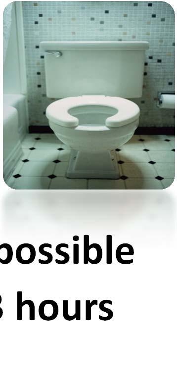 Encourage regular toileting with privacy if possible