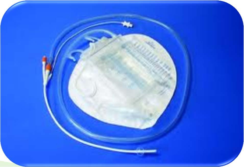 Maintain a sterile, continuous closed drainage system Catheter and drainage tubes should never be