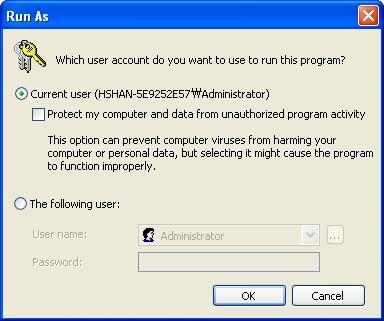 Note When SmartLog is completely installed on Windows XP, the following pop-up window will run.