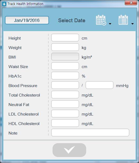3.2.1.1 Track Health Information View, record, modify, and save physical examination results by date.