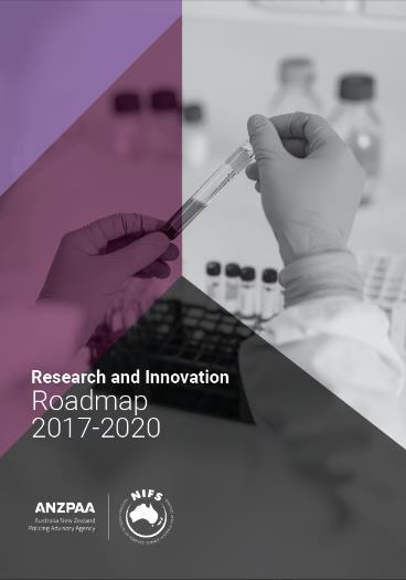 The document articulates the priority areas for research and innovation in forensic science for 2019 approved by the Australia New Zealand Forensic Executive Committee (ANZFEC).