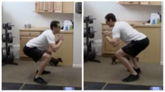 Electric Hops Start in a squat position with knees bent and core tight. Jump up exploding through the floor.