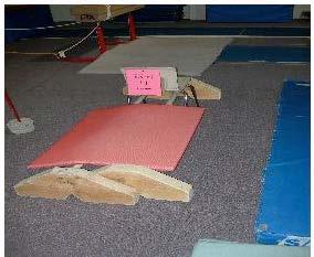 10 Station 7 - Pike Hold (all ages and levels) - 2 adjustable parallettes or parallel bars with matting underneath (gap cannot be