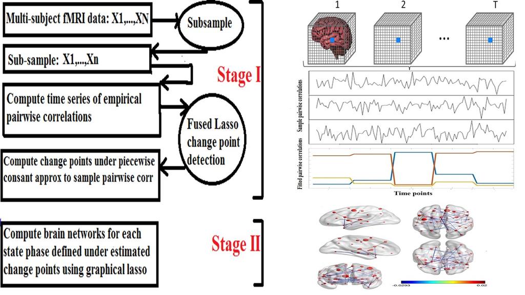 Dynamic Brain Networks using fmri data The method is fully automated, with both