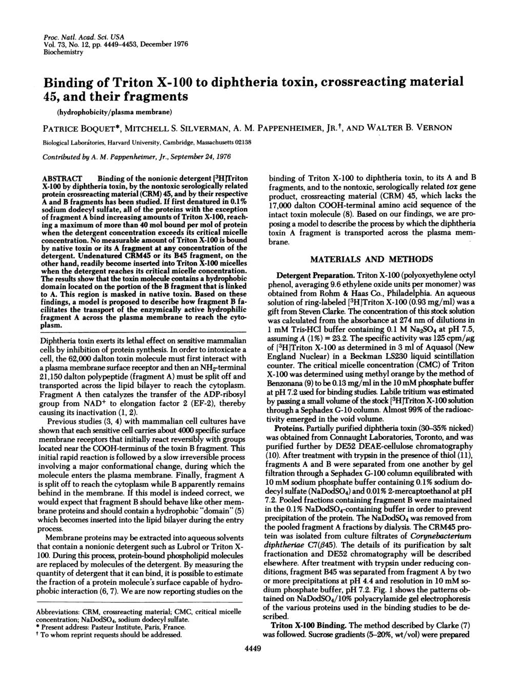 Proc. Nati. Acad. Sci. USA Vol. 73, No. 12, pp.