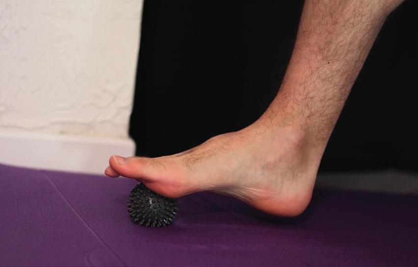 FEET 1. Stand near a wall or surface that will help you maintain your balance. 2.