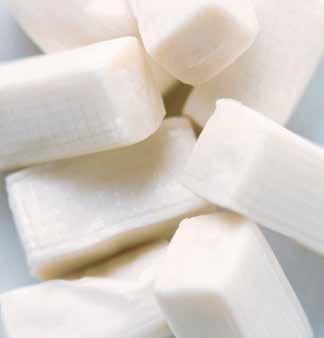 Hard fats application beyond suppositories Hot melt Coating In addition to our WITEPSOL types, we also offer SOFTISAN 378, a fat with a consistency similar to natural lard.