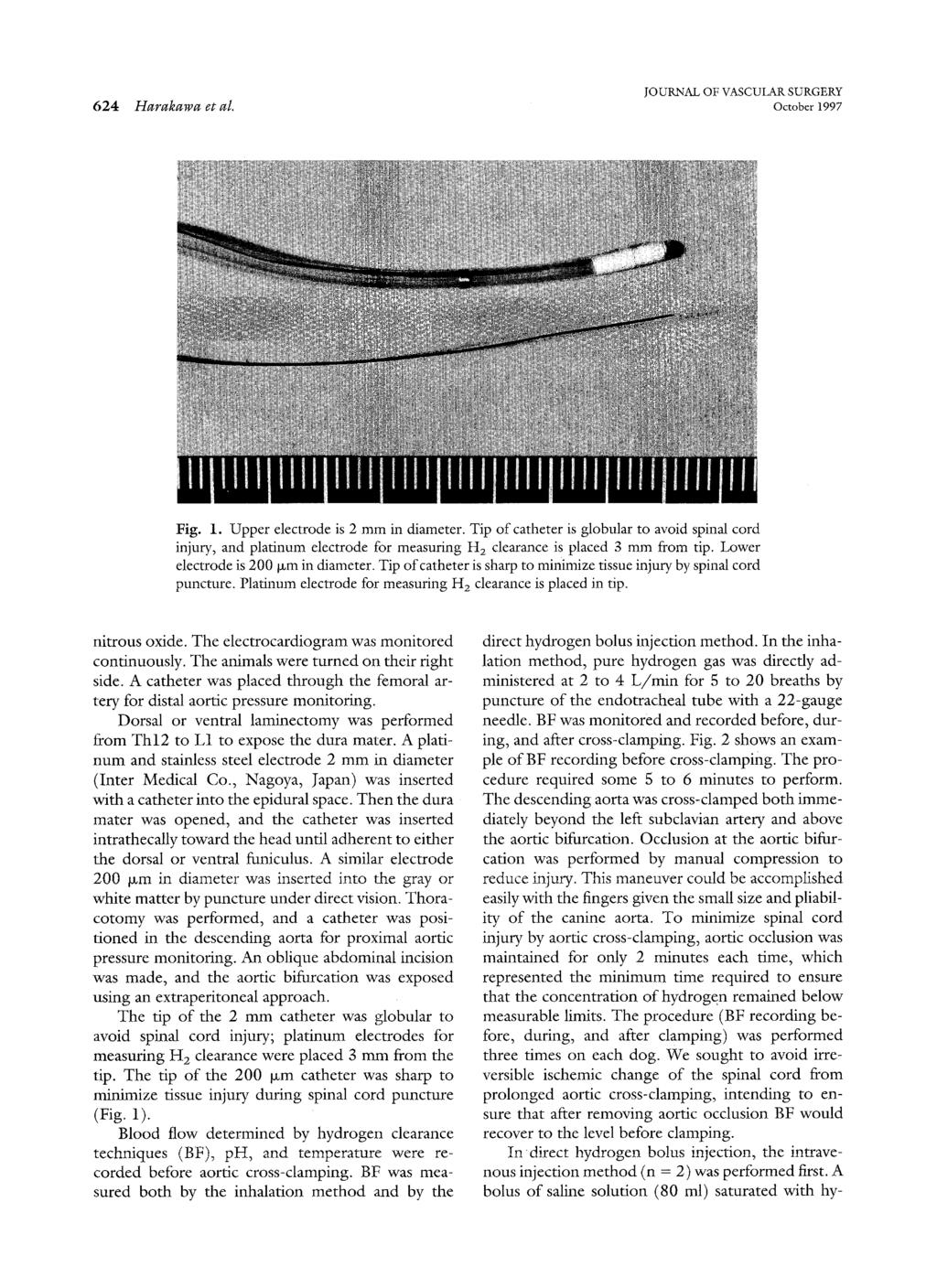 624 Harakawa et al. October 1997 Fig. I. Upper electrode is 2 mm in diameter.