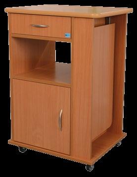 notto The useful bedside cabinet at the care bed A mobile bedside cabinet at the care bed provides the necessary support and assistance for care and