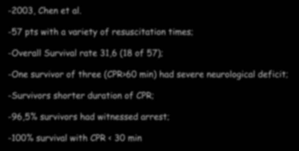 E-CPR TRIALS -2003, Chen et al.