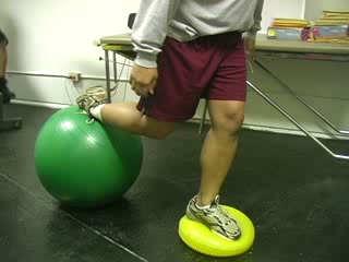 balance, knee control,