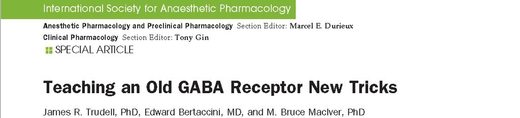 News on GABA A receptors